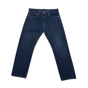 Levi’s 505 Regular Fit Jeans Mens 36x30 Dark Wash Denim Straight Leg